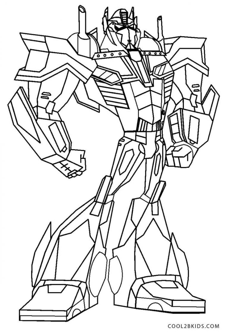 Desenhos de Transformers para colorir - Páginas para impressão grátis