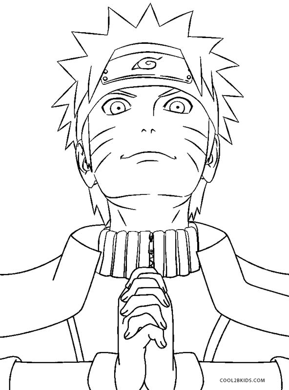 Desenho de Naruto completo para colorir - Tudodesenhos