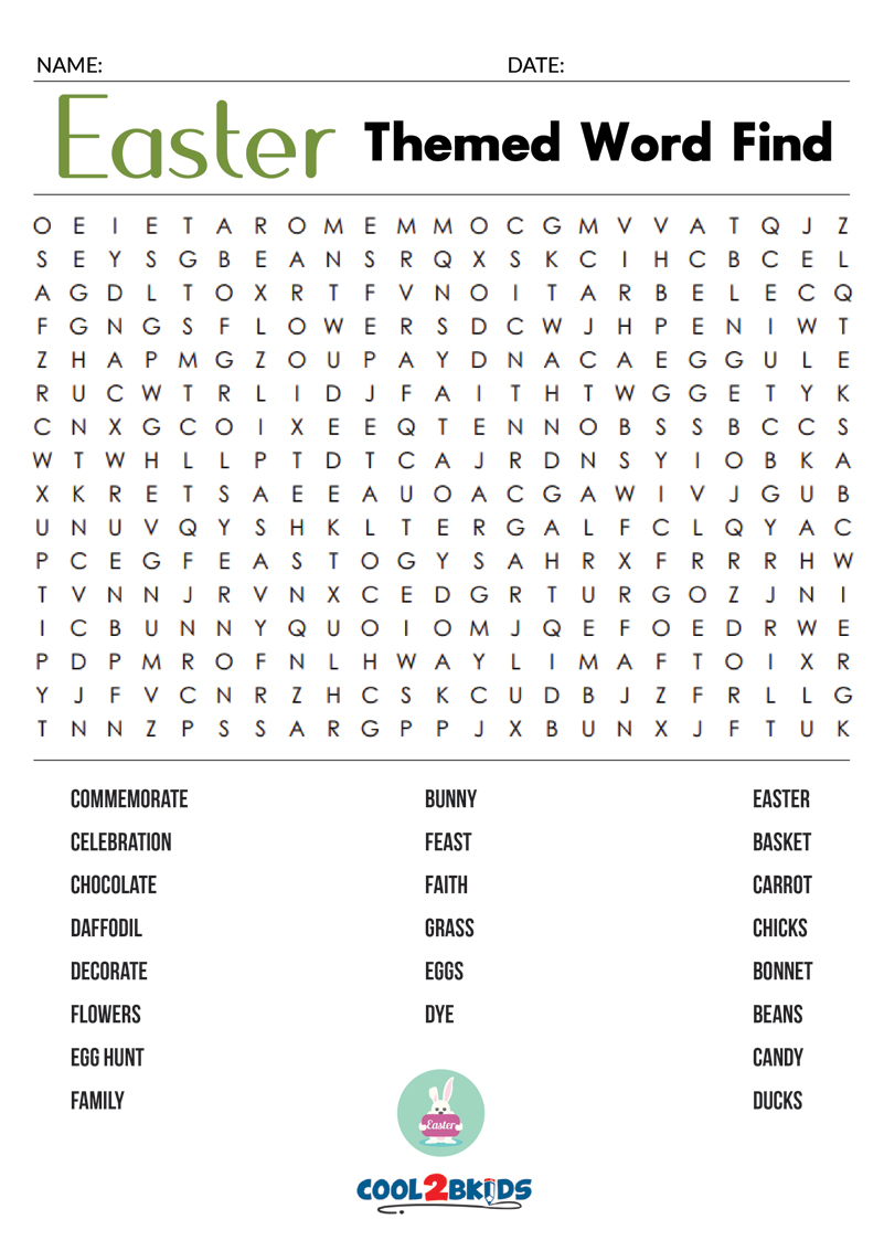 printable-word-search-easter