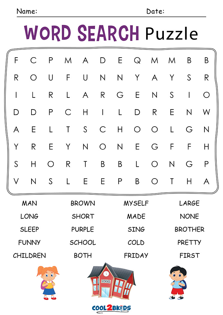 2nd Grade Word Search Best Coloring Pages For Kids Letter Writing 