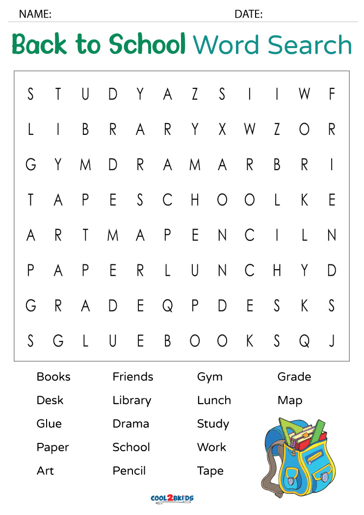  Free Printable Word Searches For Middle School Students Free Printable 