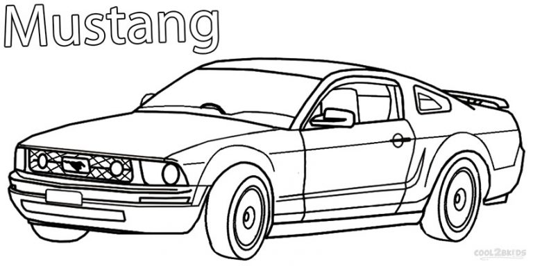 Coloriages  Mustang  Coloriages Gratuits à Imprimer