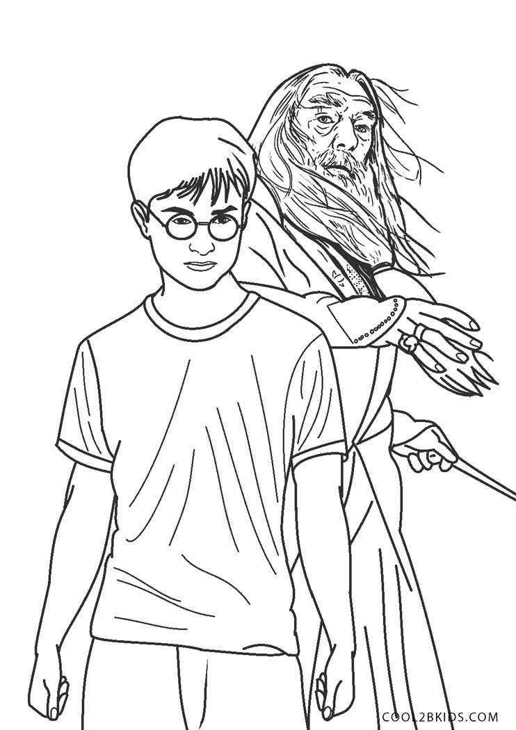 Desenhos De Harry Potter Para Colorir Páginas Para Impressão Grátis