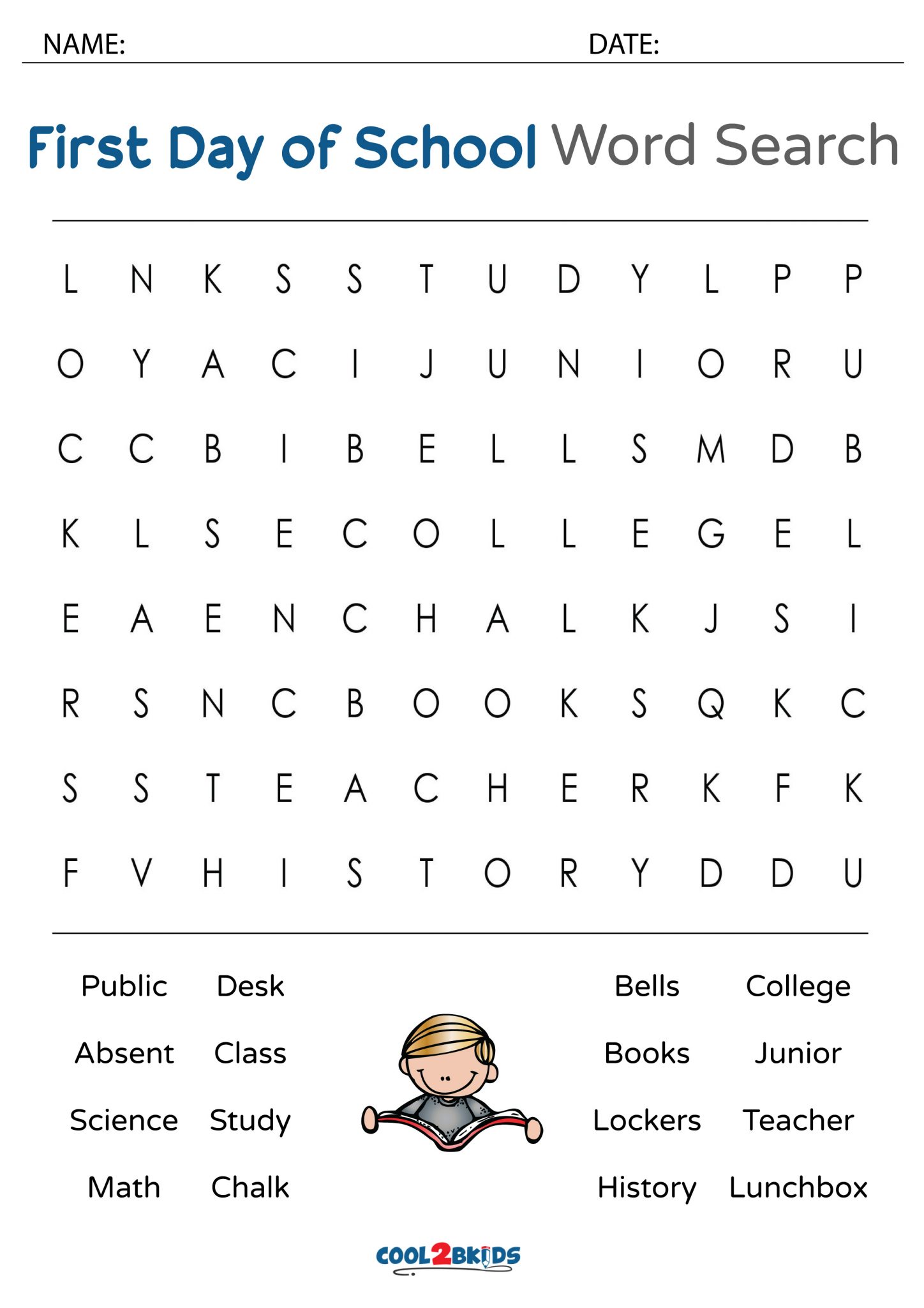 5Th Grade Word Search Free Printable