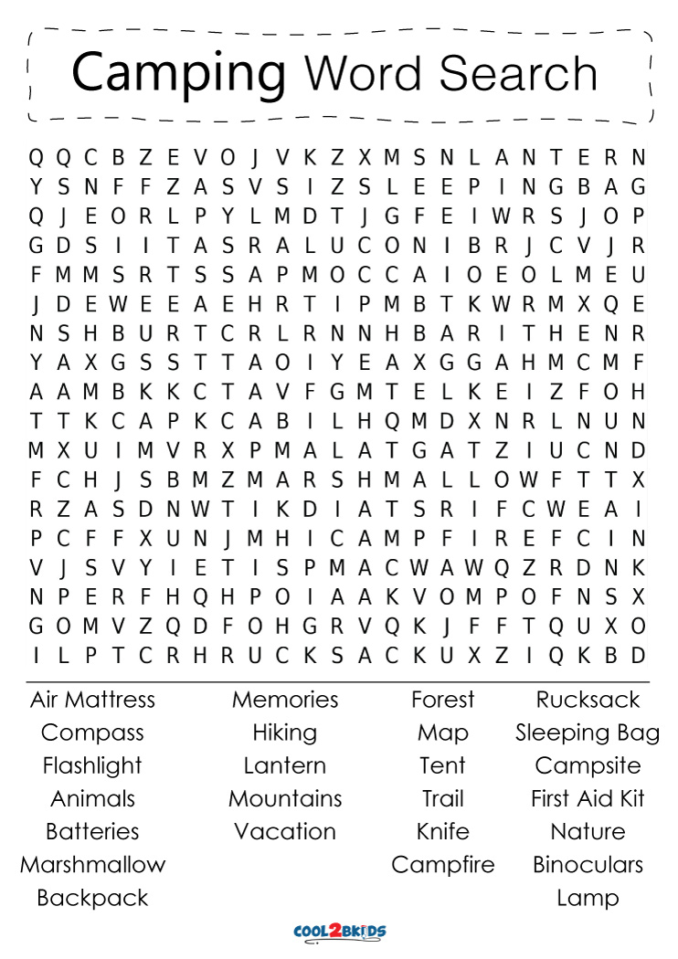 difficult-camping-word-search-tree-valley-academy-camping-trip-word