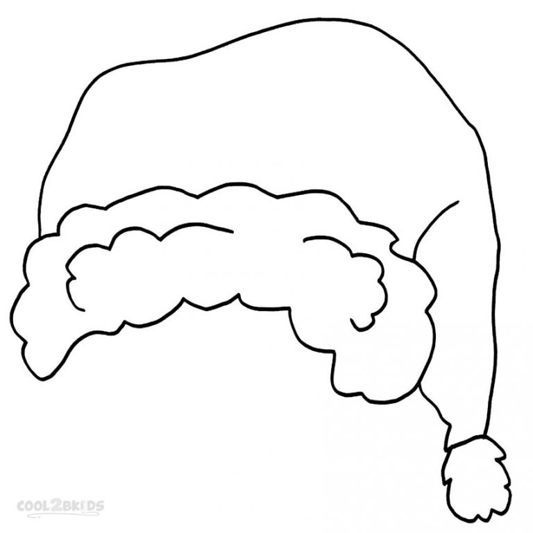 Coloriages - Bonnet de Noel - Coloriages Gratuits à Imprimer