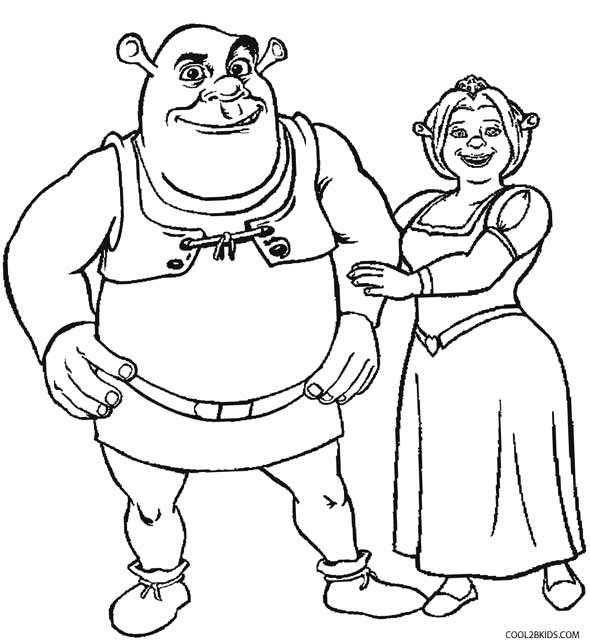 Coloriages Shrek Coloriages Gratuits à Imprimer