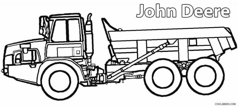 Coloriages  John Deere  Coloriages Gratuits à Imprimer