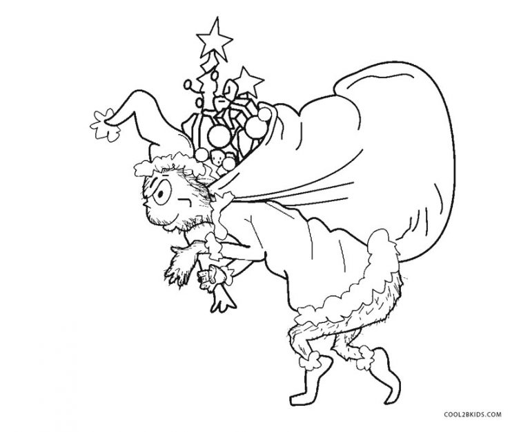 Coloriages - Grinch - Coloriages Gratuits à Imprimer