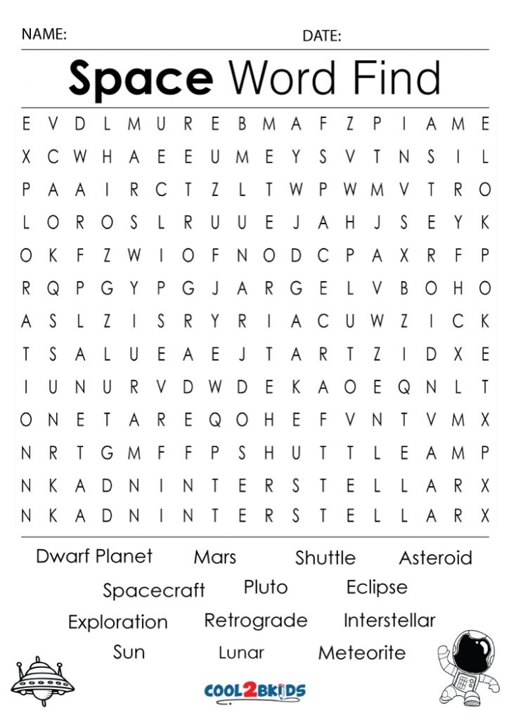 Image Result For Space Word Search Photos