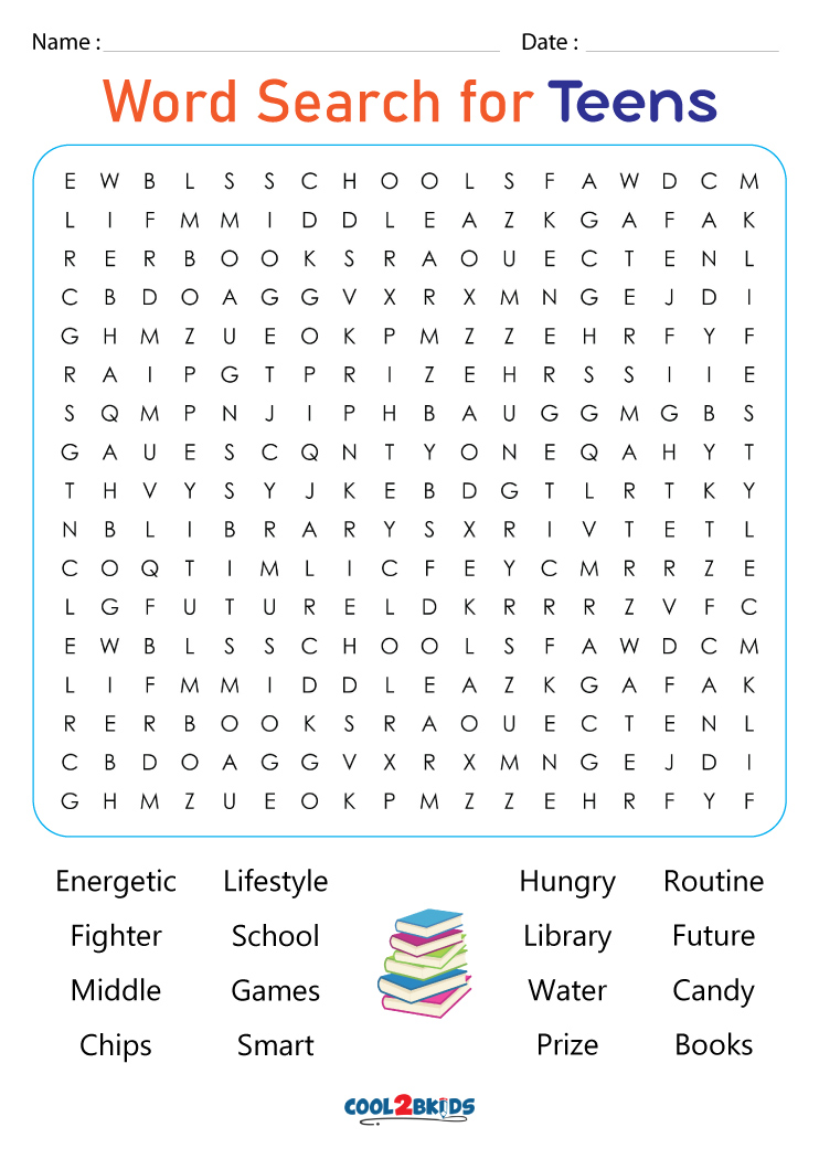 Printable Word Search For Teens Cool2bKids