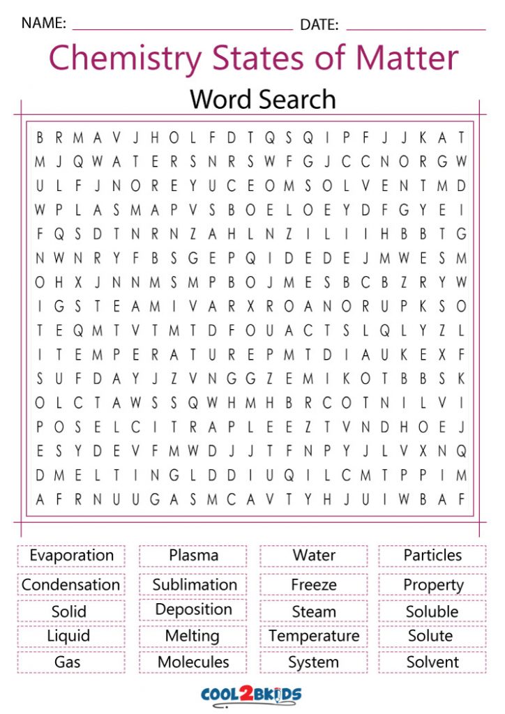 Free Printable Chemistry Word Search Chemistry Worksheets Chemistry Chemistry Word Search