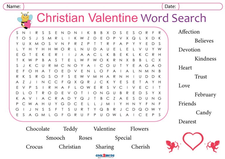 Printable Christian Word Search Cool2bKids