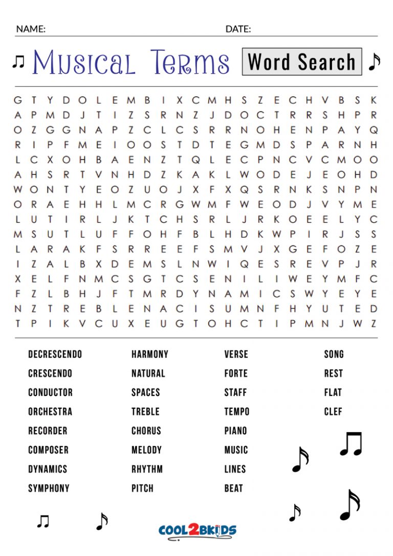 Printable Hard Word Search Cool2bKids