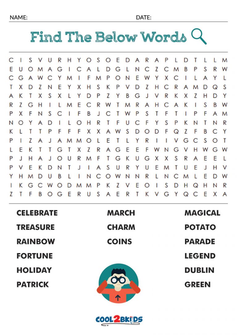 Printable Word Searches for Adults - Cool2bKids