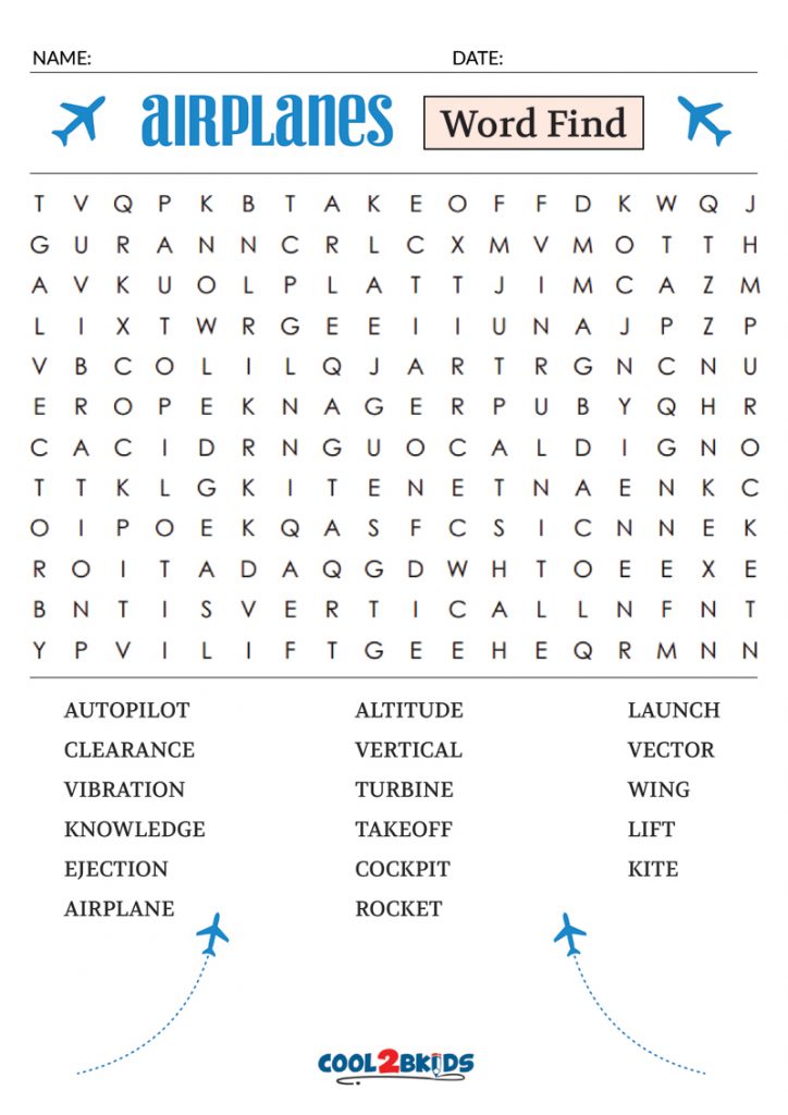 Printable Easy Word Search - Cool2bKids