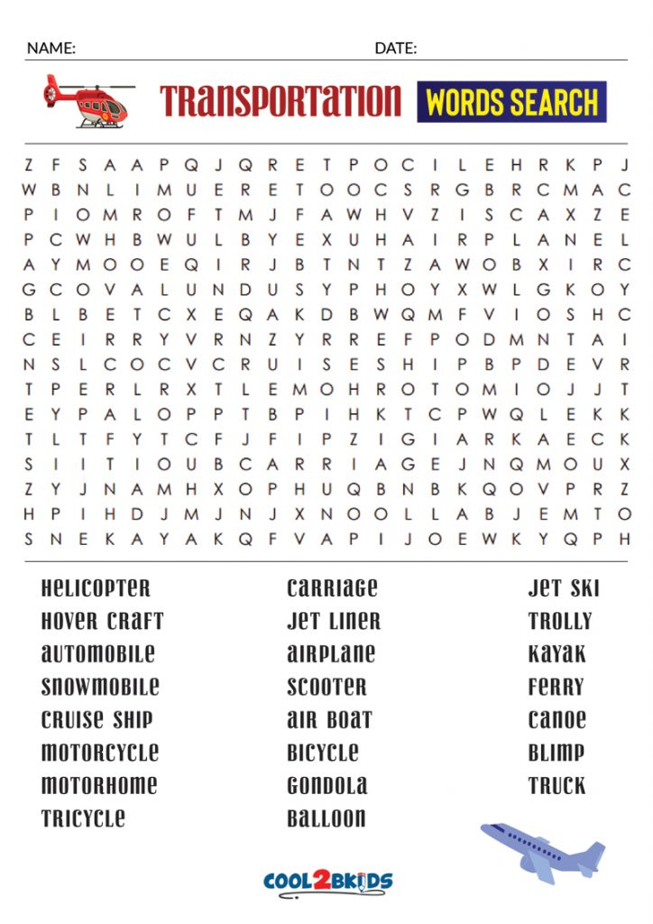 Printable Hard Word Search Cool2bKids