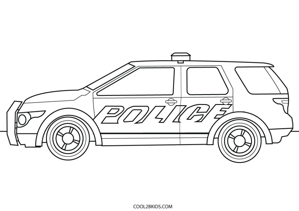Printable Police Car Coloring Pages The BestWebsite