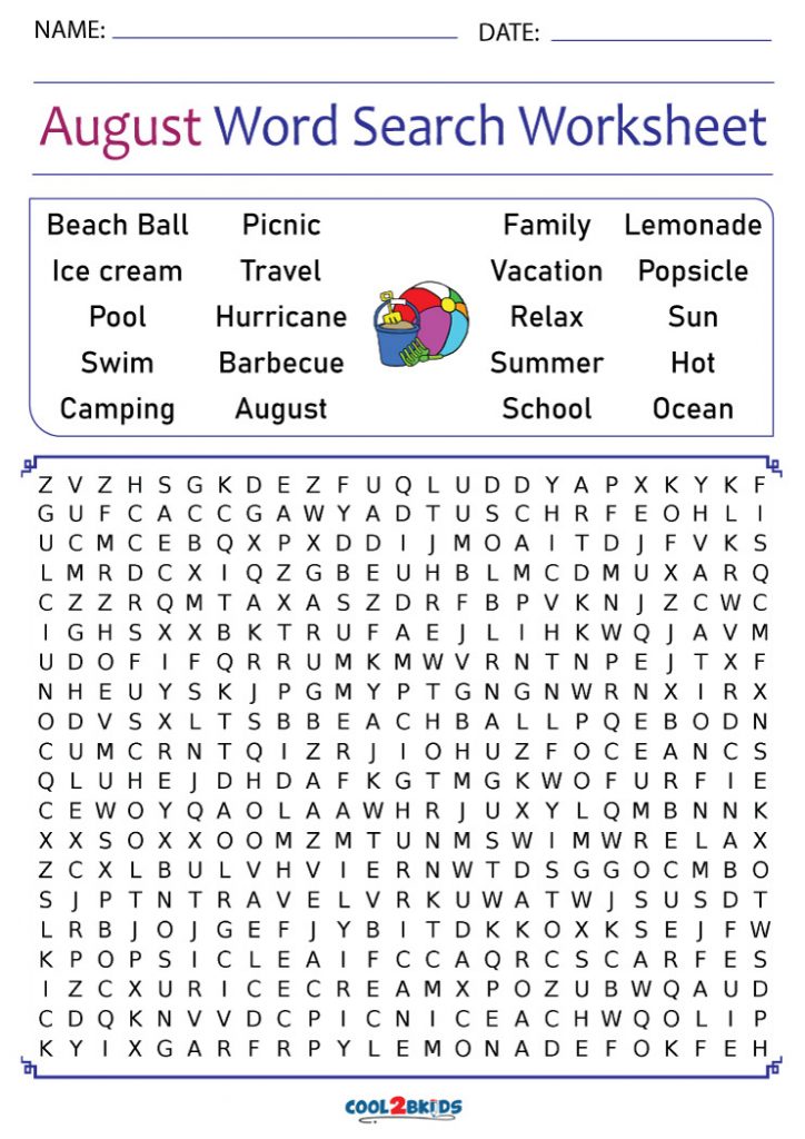 Printable 4th Grade Word Search Cool2bkids Vrogue