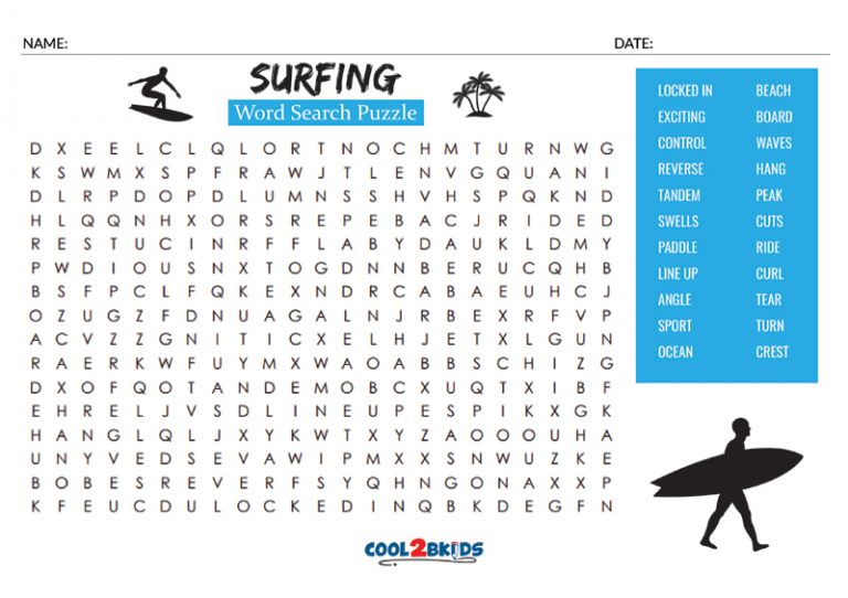 Printable Large Print Word Search - Cool2bKids