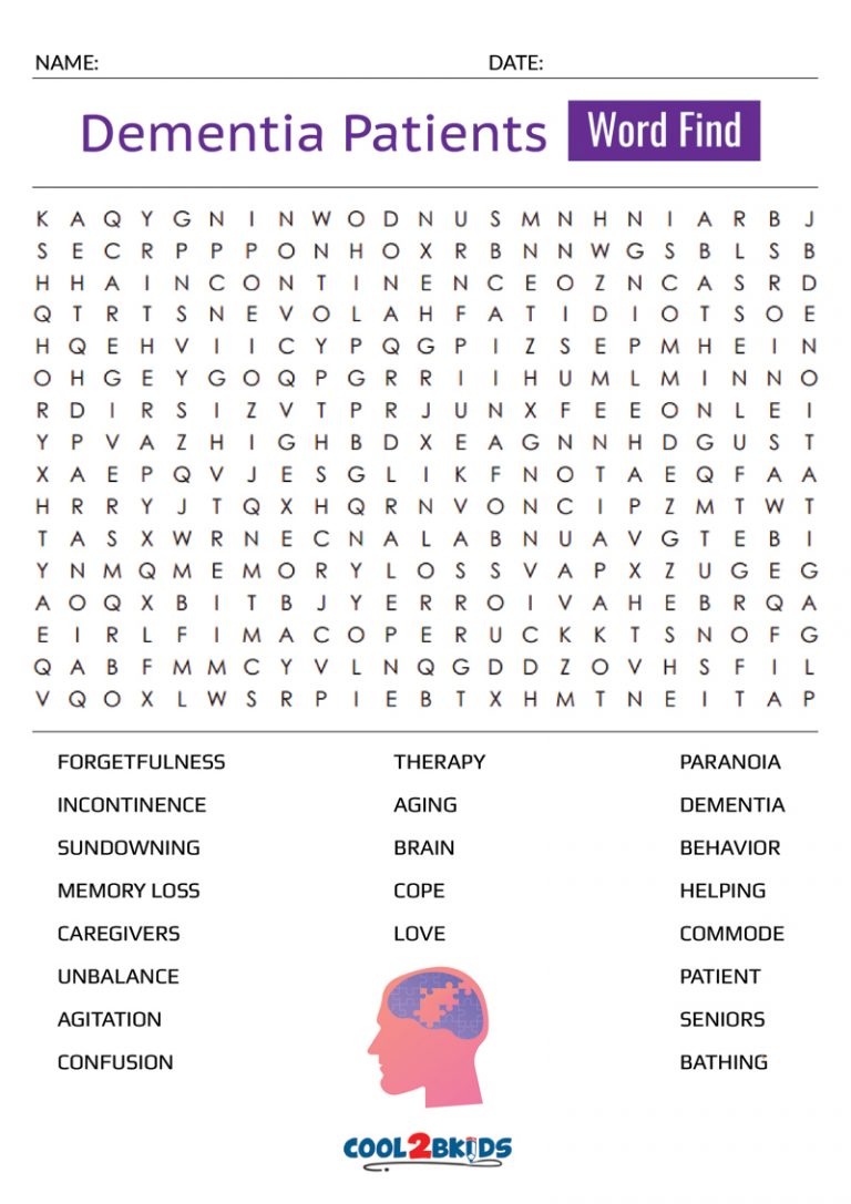 Printable Large Print Word Search - Cool2bKids