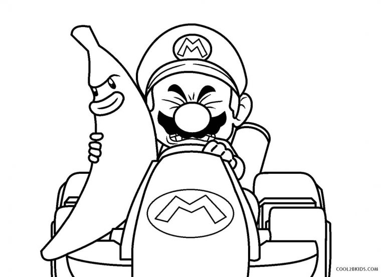 Coloriages  Mario Kart  Coloriages Gratuits à Imprimer