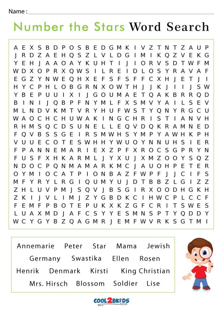 Printable Number Word Search Cool2bKids