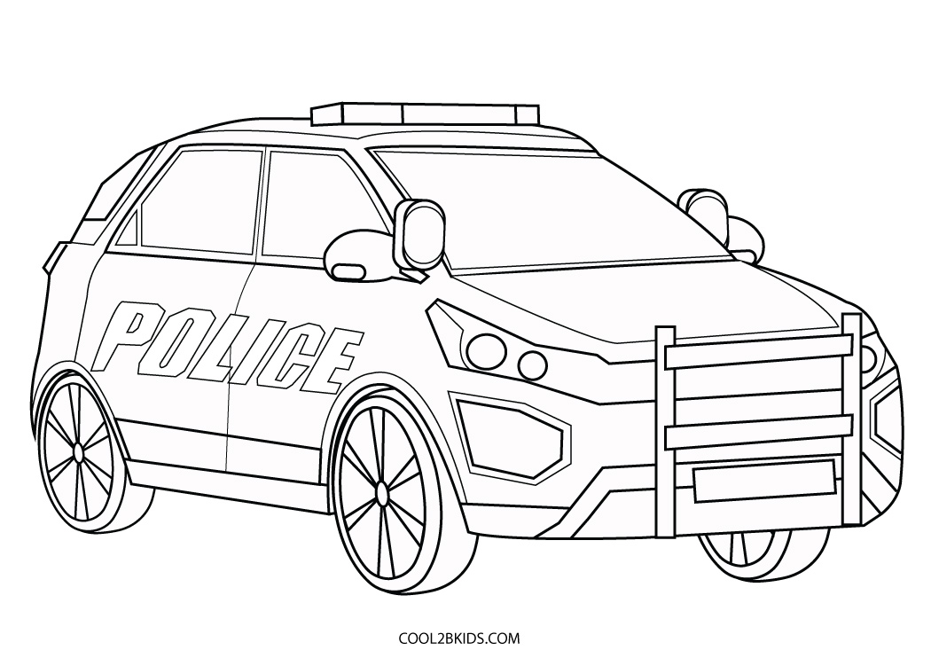21+ Coloring Pages Of Police Cars