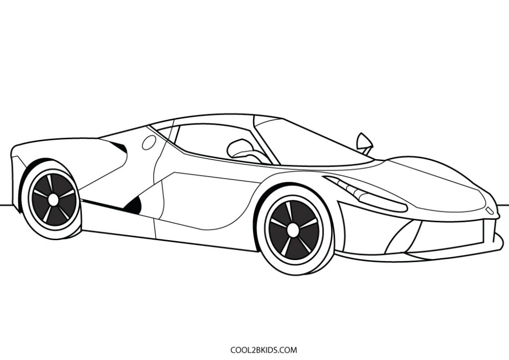 Free Printable Car Coloring Pages for Kids