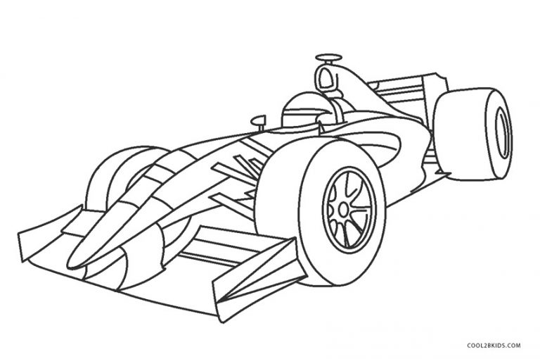 Coloriages Voiture de Course Coloriages Gratuits à Imprimer