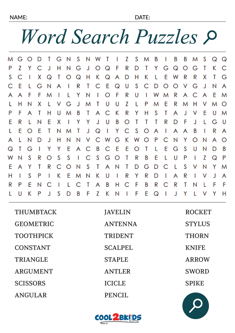 Printable Word Searches for Adults - Cool2bKids