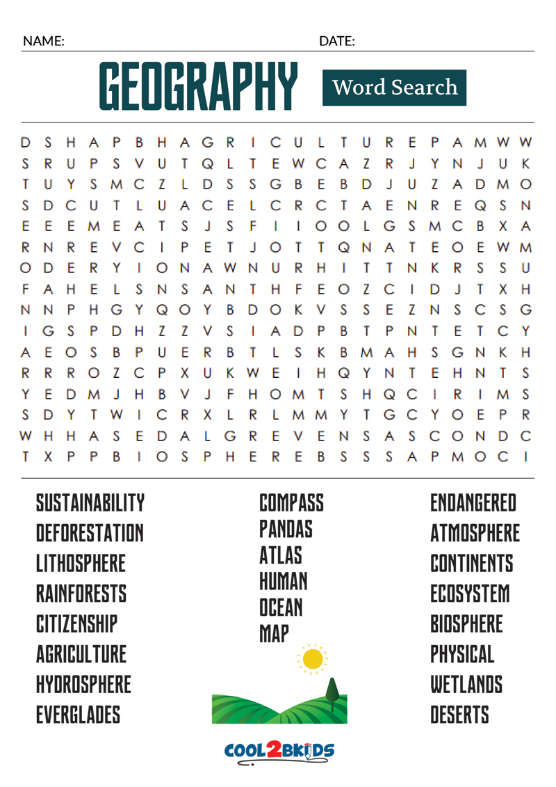 printable-geography-word-search