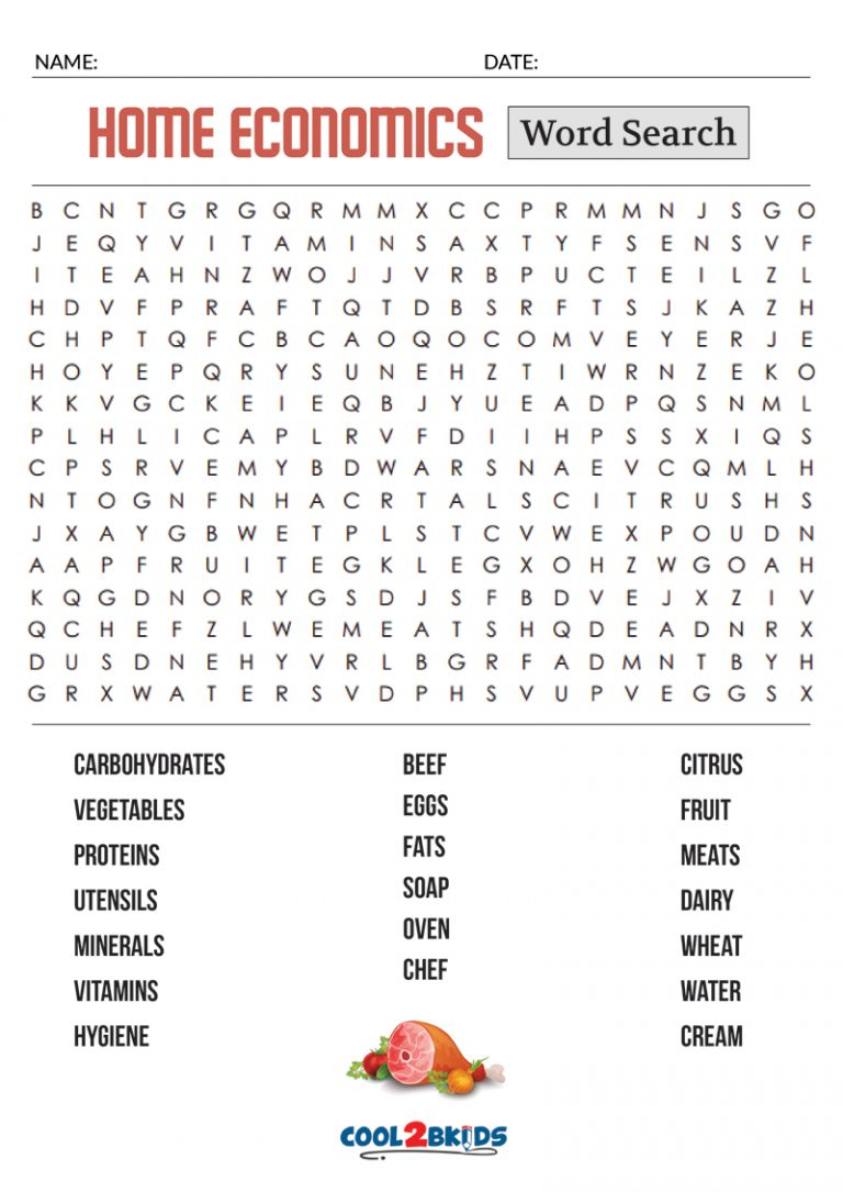 Printable Economics Word Search Cool2bKids