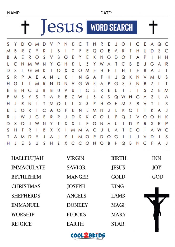 Names Of Jesus Word Search
