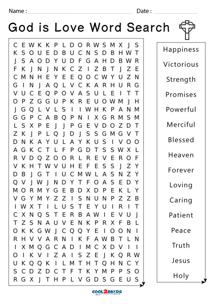 Printable Love Word Search