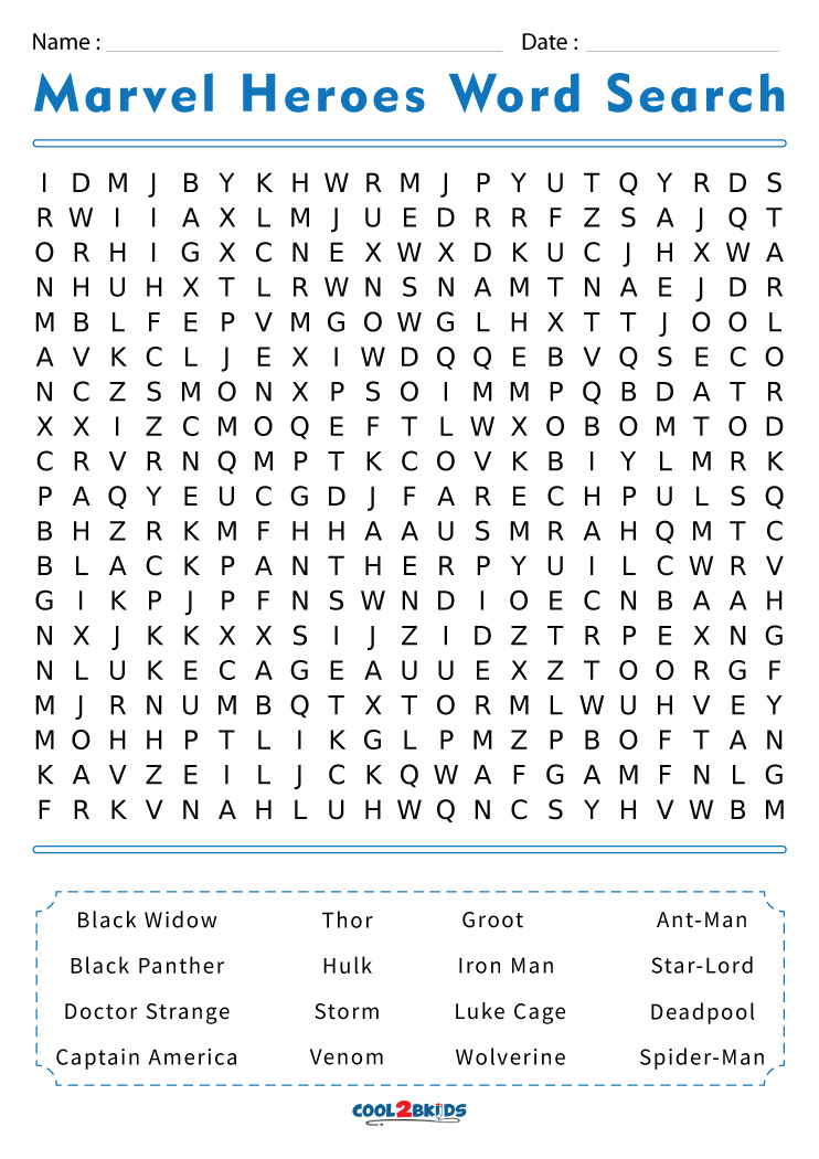 marvel-word-search-wordmint