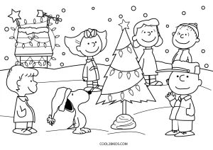 Free Printable A Charlie Brown Christmas Coloring Pages For Kids
