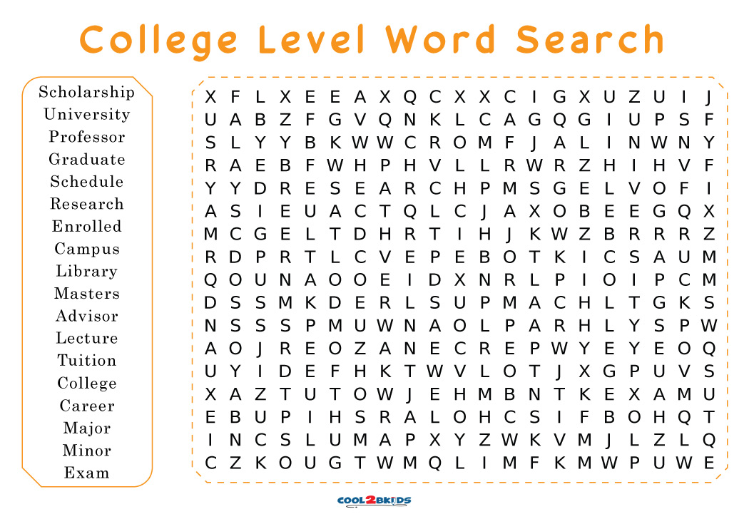 printable-college-word-search