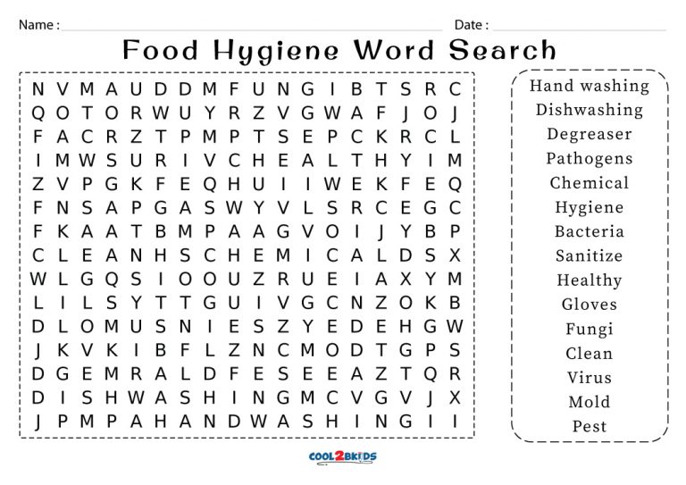 printable-hygiene-word-search