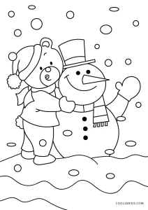 Free Printable Winter Coloring Pages for Kids