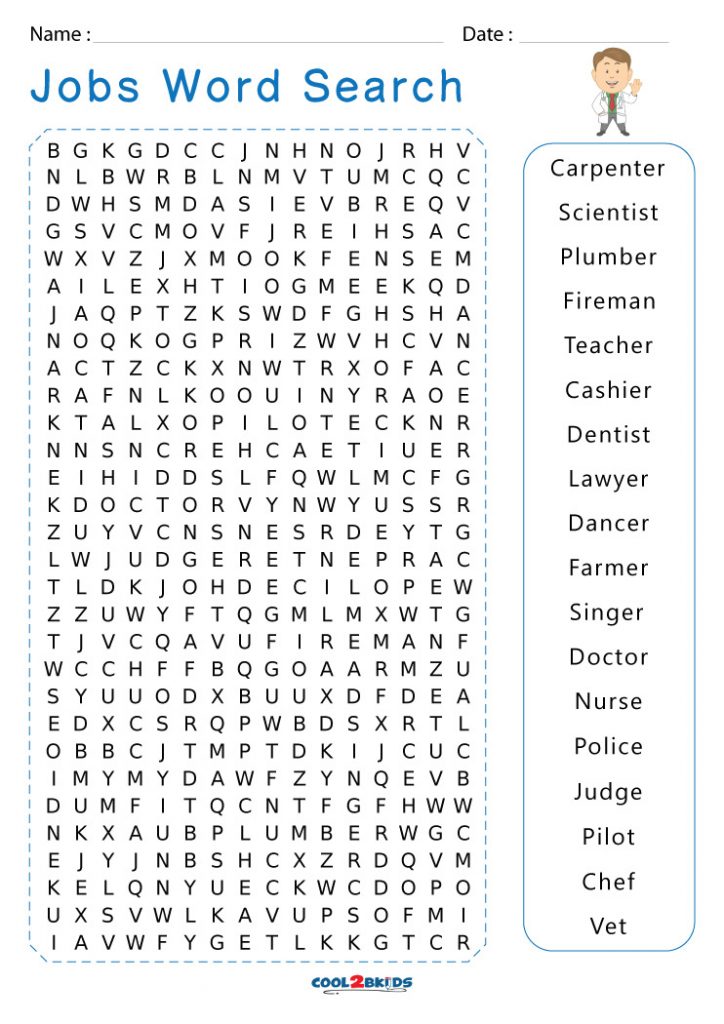 printable-job-word-search