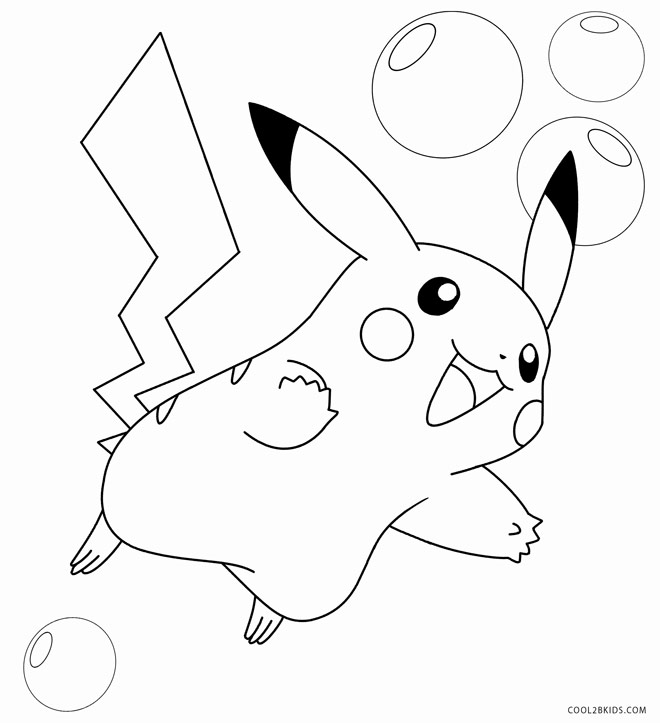 Kolorowanki Pikachu Darmowe Do Druku 