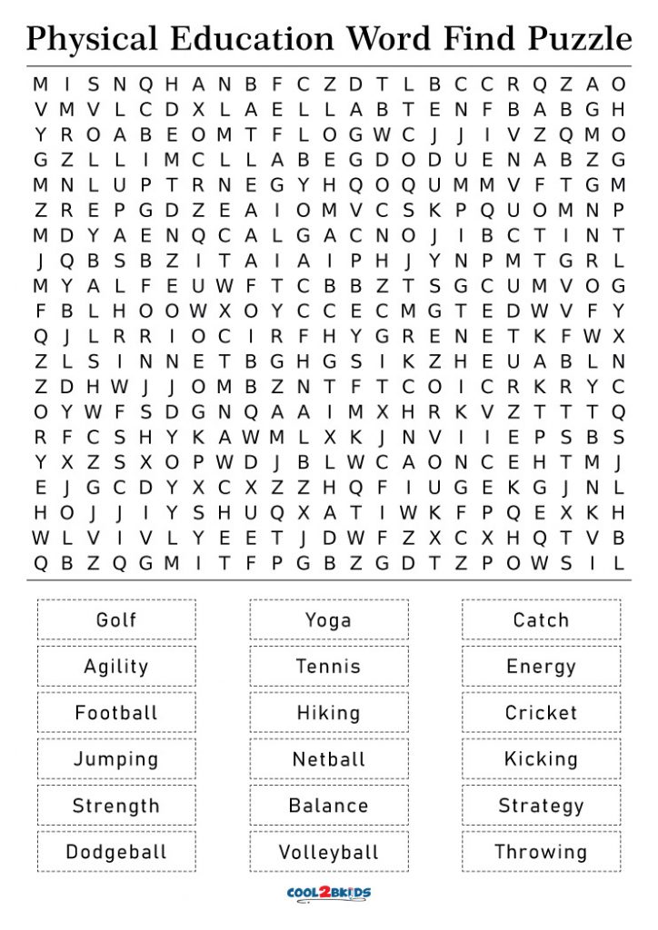 printable-physical-education-word-search