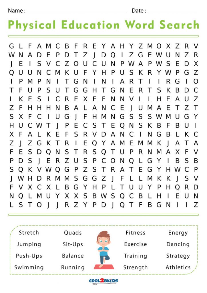 printable-physical-education-word-search