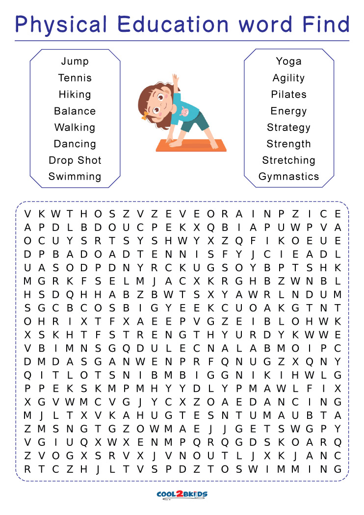 printable-physical-education-word-search