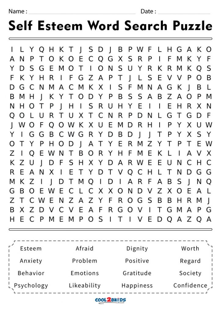 printable-self-esteem-word-search