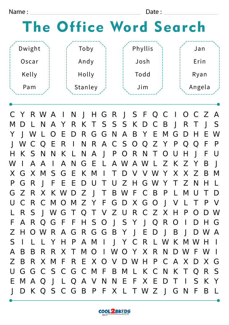 Office Word Search Office Word Kids Word Search Word Find Business And Office Word Search