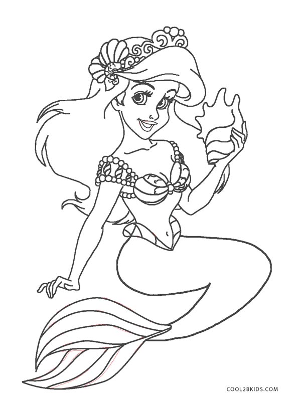 Disegni Da Colorare Ariel