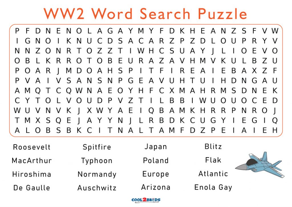 wwii word search