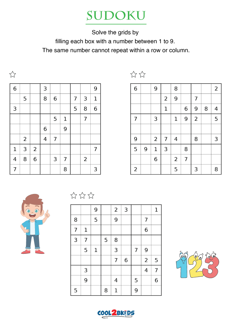 Free Printable Easy Sudoku Puzzles